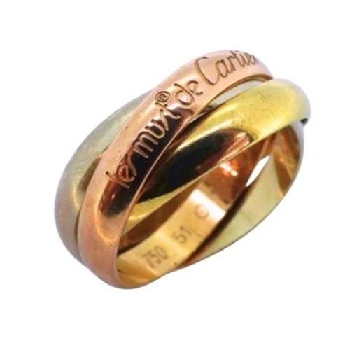 Pre-owned Yellow Gold rings Cartier Vintage , Yellow , Dames