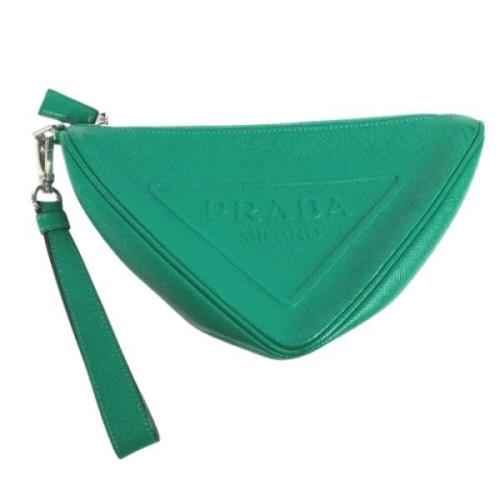 Pre-owned Fabric prada-bags Prada Vintage , Green , Dames