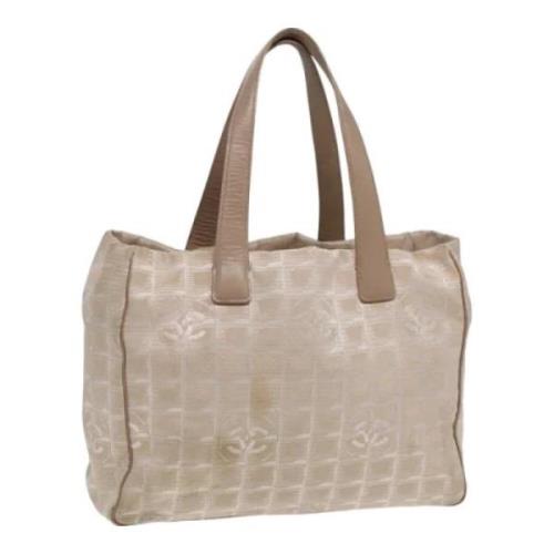 Pre-owned Nylon totes Chanel Vintage , Beige , Dames