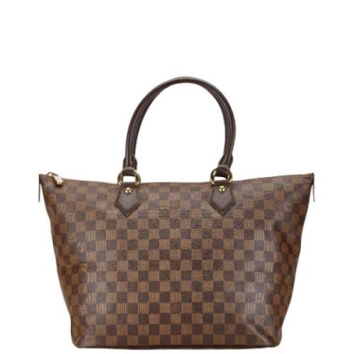 Pre-owned Canvas shoulder-bags Louis Vuitton Vintage , Brown , Dames