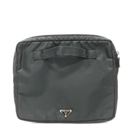 Pre-owned Fabric clutches Prada Vintage , Black , Dames