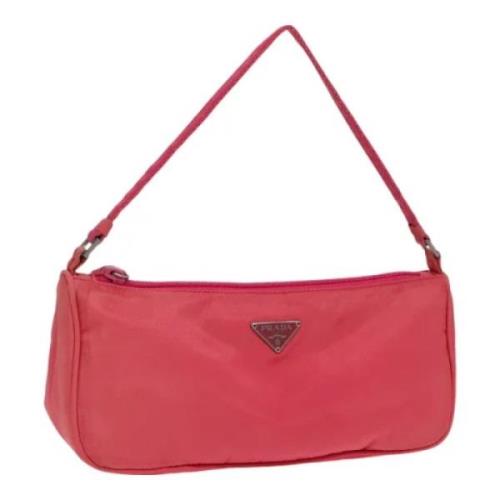 Pre-owned Nylon prada-bags Prada Vintage , Pink , Dames