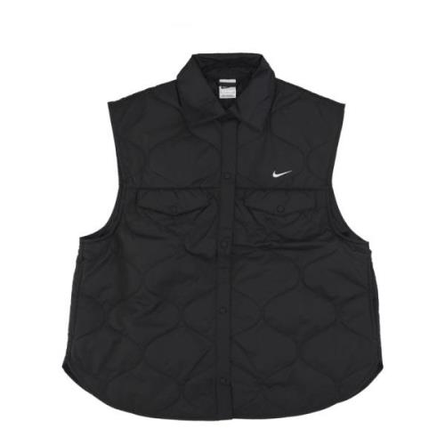 Sportswear Essentials Vest Zwart/Wit Nike , Black , Dames