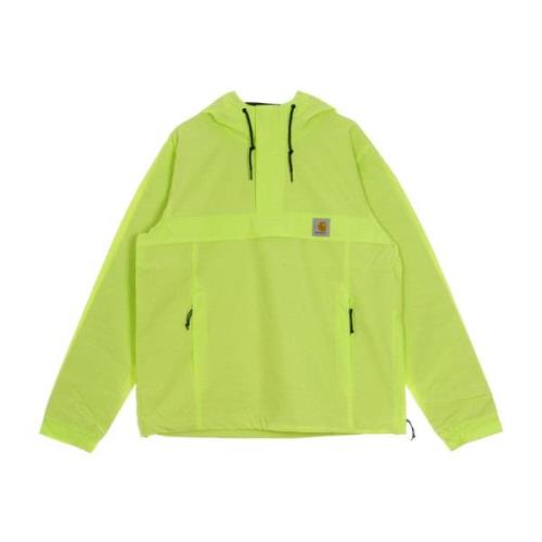 Heren Windbreaker Pullover Lime Carhartt Wip , Green , Heren