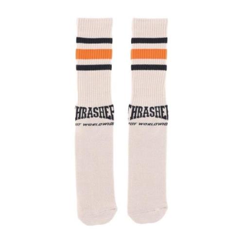 Center Field Sock X Thrasher HUF , Beige , Unisex