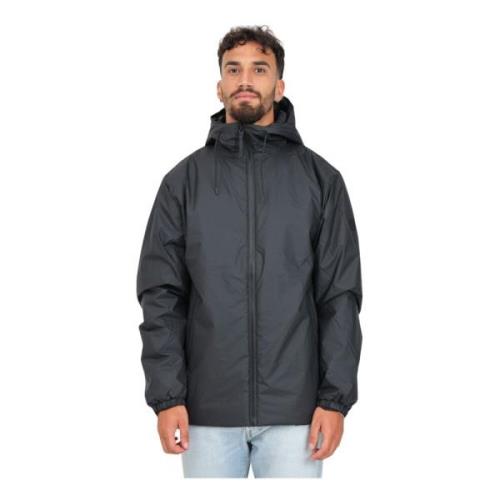 Geïsoleerde windjack zwart Rains , Black , Heren