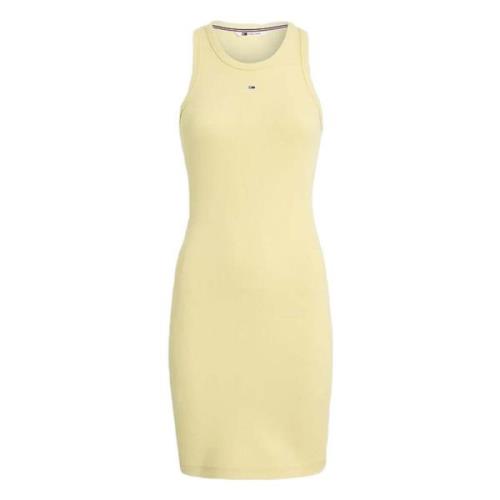 Jurk Tommy Jeans , Yellow , Dames