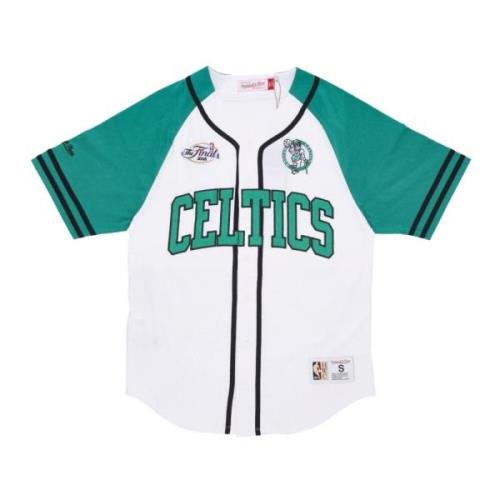 Boston Celtics NBA Oefenjersey Mitchell & Ness , Multicolor , Heren