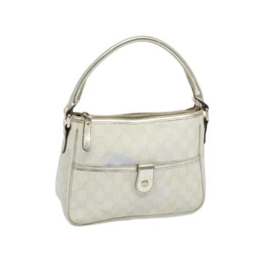 Pre-owned Leather handbags Gucci Vintage , White , Dames