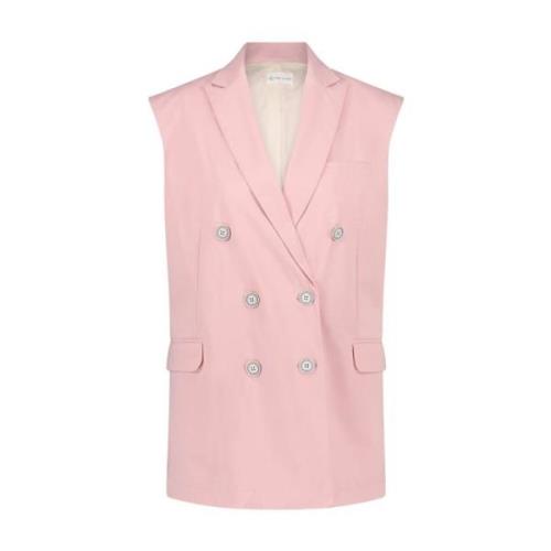 Veelzijdige Mouwloze Blazer | Technisch Jersey Jane Lushka , Pink , Da...