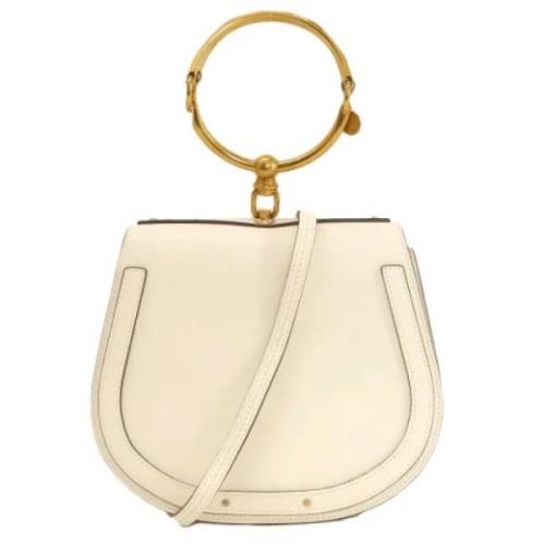 Pre-owned Leather handbags Chloé Pre-owned , Beige , Dames