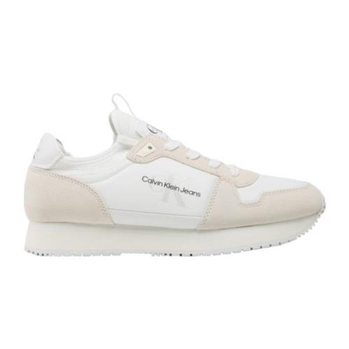 Lage Sneakers Calvin Klein Jeans , White , Heren