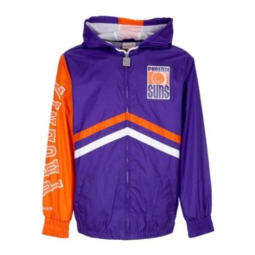 NBA Onweerstaanbare Windbreaker Paars Mitchell & Ness , Purple , Heren