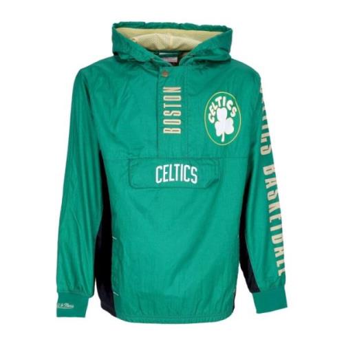 Boston Celtics Windbreaker Vintage Logo Mitchell & Ness , Green , Here...