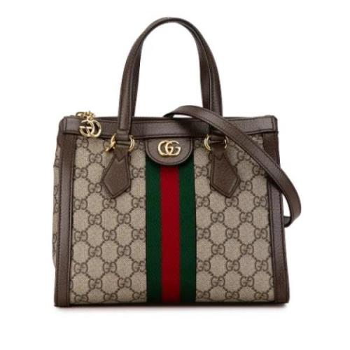 Pre-owned Fabric handbags Gucci Vintage , Beige , Dames