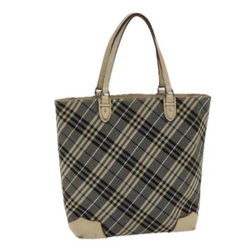 Pre-owned Canvas totes Burberry Vintage , Blue , Dames