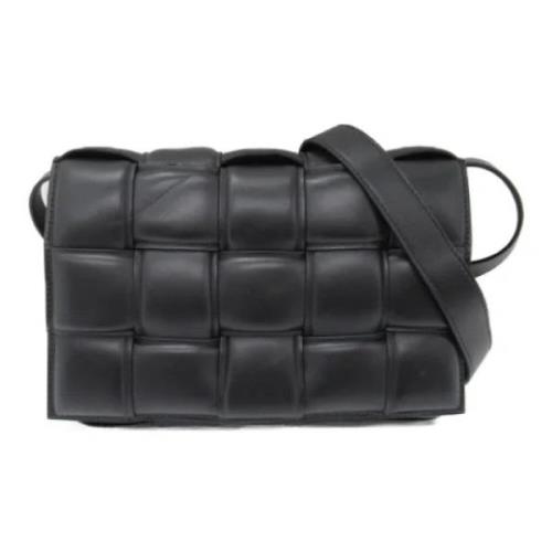 Pre-owned Leather shoulder-bags Bottega Veneta Vintage , Black , Dames