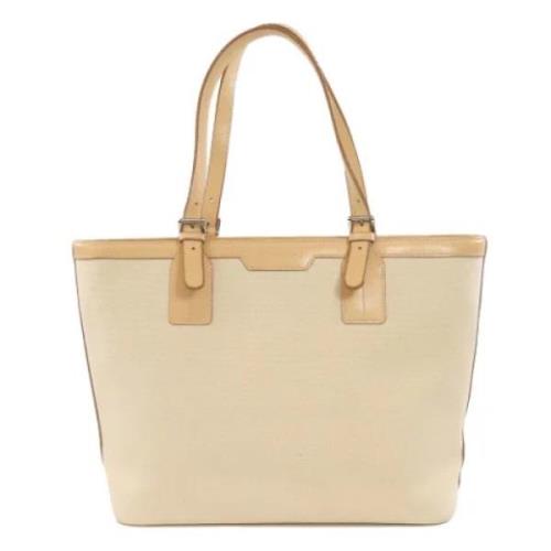 Pre-owned Canvas totes Burberry Vintage , Beige , Dames