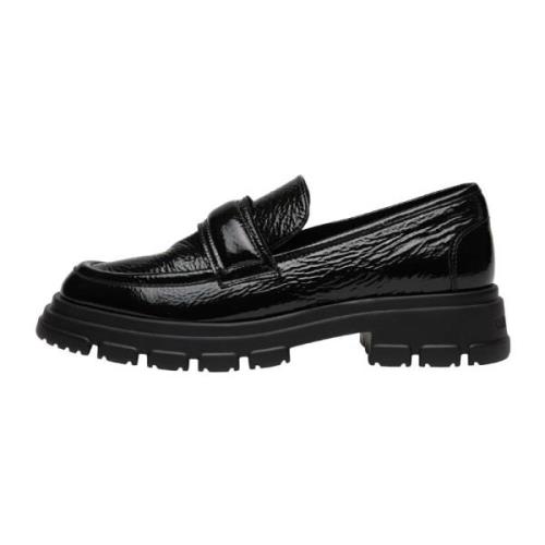 Patent leather loafers Chado MOK Candice Cooper , Black , Dames