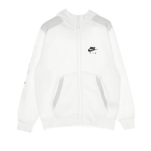 Sportswear Zip Hoodie Air Hoodie Wit/Zwart Nike , White , Heren