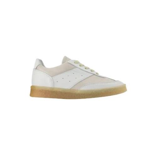 Leather sneakers Maison Margiela , White , Dames