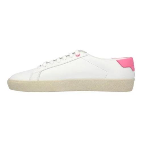 Leather sneakers Saint Laurent , Pink , Dames