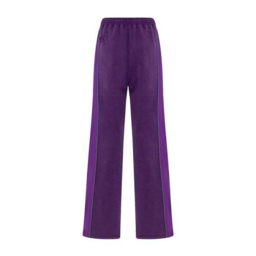 Wijde Pijp Broek F**k , Purple , Dames