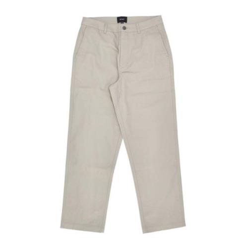 Steen Heren Lange Stoffen Broek HUF , Gray , Heren