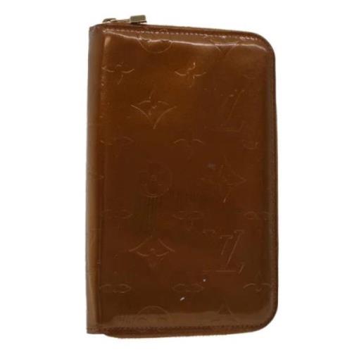 Pre-owned Leather wallets Louis Vuitton Vintage , Brown , Dames