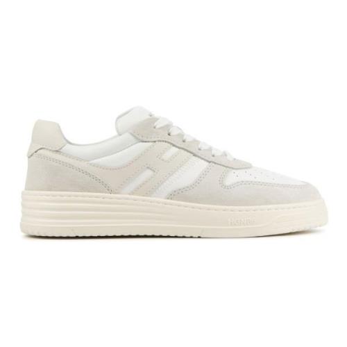 Witte Suède Sneakers Hogan , White , Dames