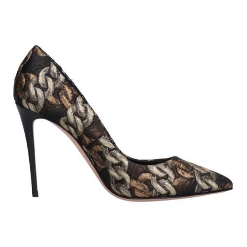 Met hak Gouden Casadei , Multicolor , Dames