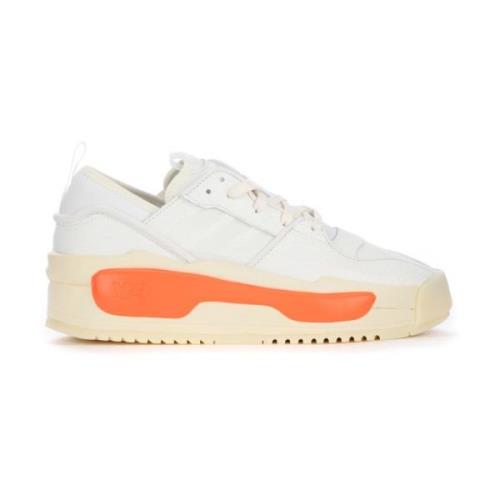 Wit Oranje Sneakers Y-3 , White , Heren