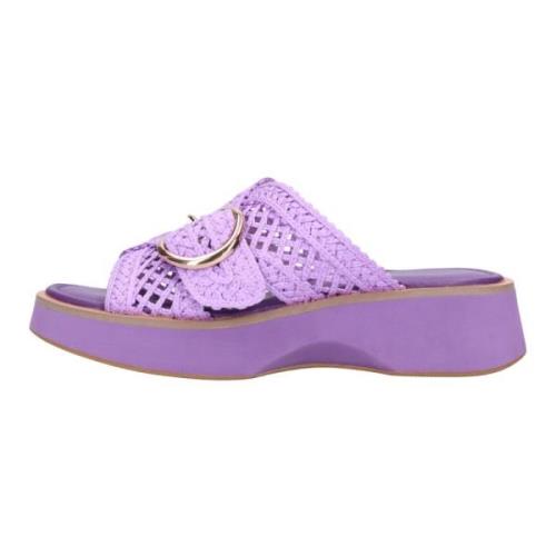 Sandalen Paars Emanuelle Vee , Purple , Dames