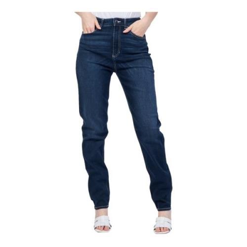 Dames Straight Jeans Emporio Armani , Blue , Dames