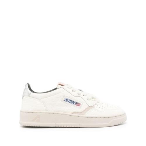 Zilveren Sneakers voor Vrouwen Autry , White , Dames