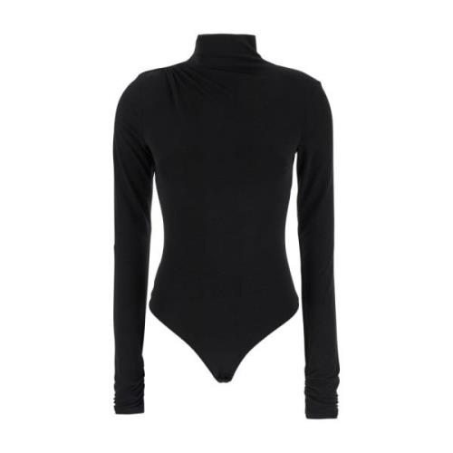 Zwarte Open Rug Bodysuit Andamane , Black , Dames