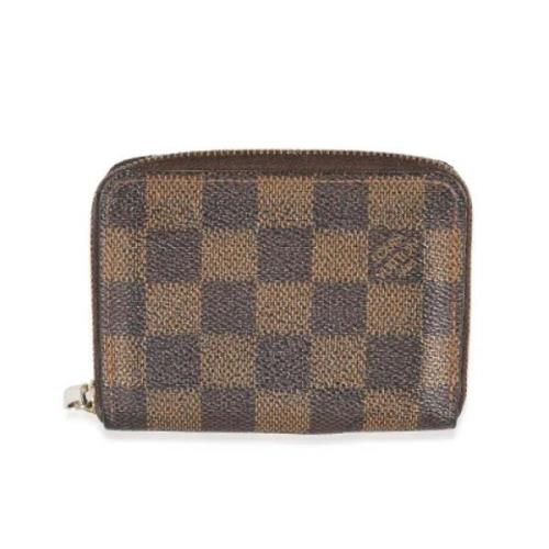 Pre-owned Canvas wallets Louis Vuitton Vintage , Brown , Dames