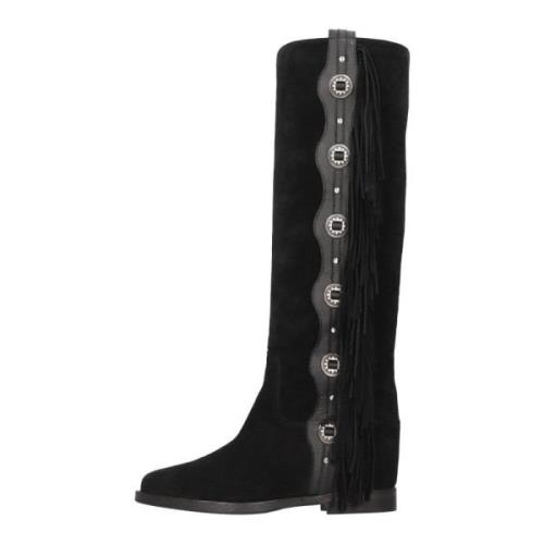 Laarzen Zwart Via Roma 15 , Black , Dames