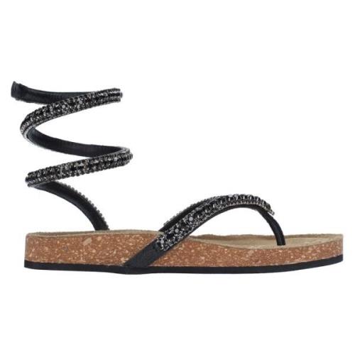 Sandalen Zwart Strategia , Black , Dames