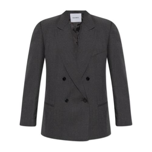 Wollen blazer Halfboy , Gray , Dames