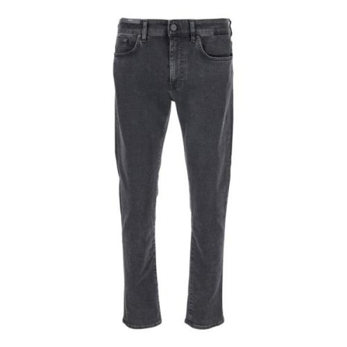 Grijze Slim-Fit Rock Skinny Jeans PT Torino , Gray , Heren