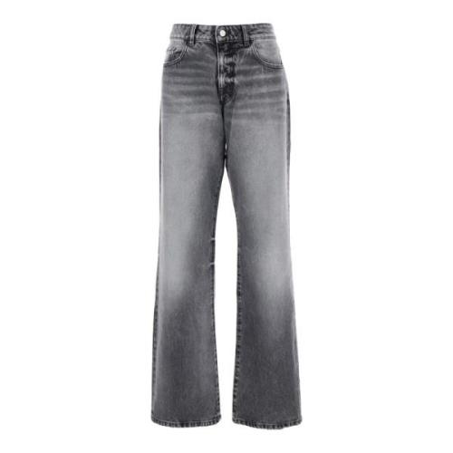 Stijlvolle Flared Grijze Jeans Icon Denim , Gray , Dames