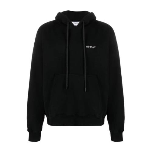 Zwarte Lunar Arrow Skate Hoodie Off White , Black , Heren