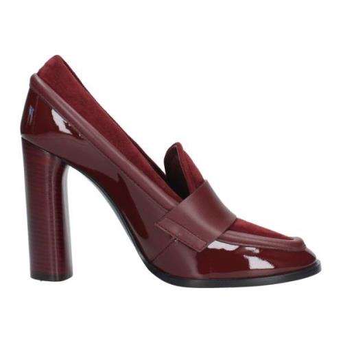 Met hiel Bordeaux Casadei , Red , Dames