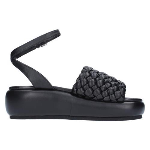 Sandalen Zwart Strategia , Black , Dames