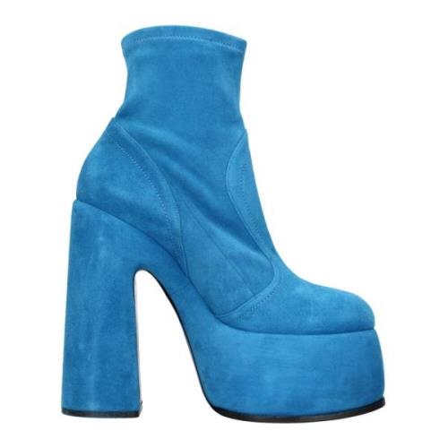 Laarzen Helder Blauw Casadei , Blue , Dames