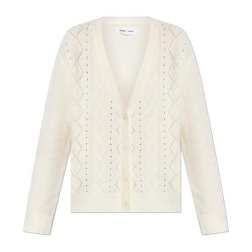 Cardigan Sale Samsøe Samsøe , Beige , Dames