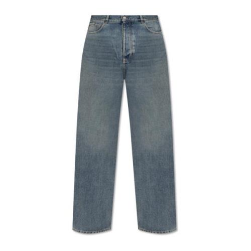 Jeans met logo Balenciaga , Blue , Heren