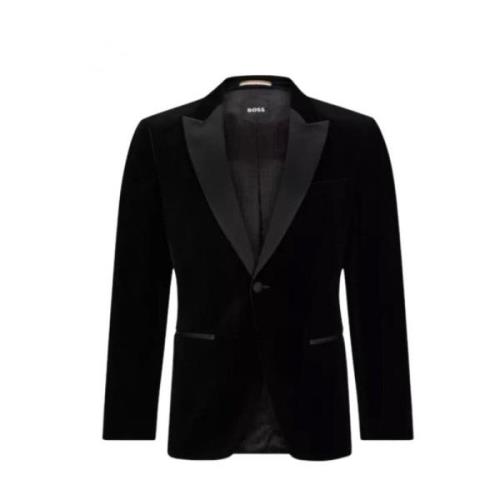 Elegante Smoking Jas Boss , Black , Heren