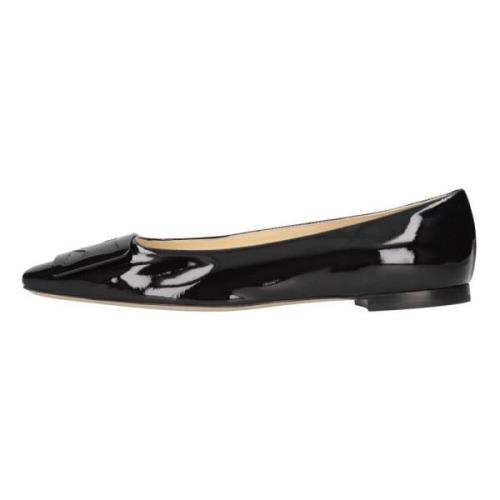 Platte schoenen Zwart Rochas , Black , Dames